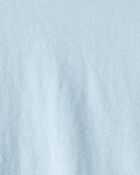 Girls Pocket Tee - Blue, image 2 of 3 slides