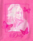 Girls Dolly Parton Graphic Tee - Pink, image 2 of 2 slides