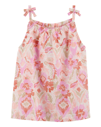 Baby Floral Print Tank - Pink, 