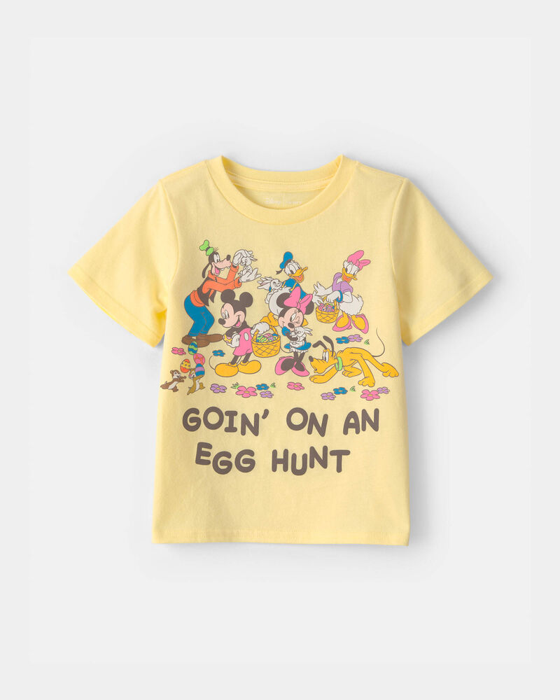Toddler Disney&copy; Mickey Mouse Easter Graphic Tee - Yellow, image 1 of 2 slides
