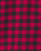 Tout-petit gar&ccedil;on - Chemise manches longues &agrave; carreaux buffalo - Rouge/Noir, image 2 sur 2 diapositives