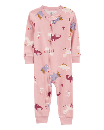 Toddler 2-Pack 100% Snug Fit Cotton Footless Pajamas, 