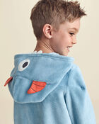 Boys 1-Piece Monster Halloween Fleece Pyjama Costume - Blue, image 5 of 8 slides
