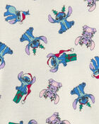 Tout-petit - Pyjama ajust&eacute; 2 pi&egrave;ces en 100 % coton &agrave; motif Stitch pour No&euml;l &ndash; Ivoire, image 2 sur 2 diapositives