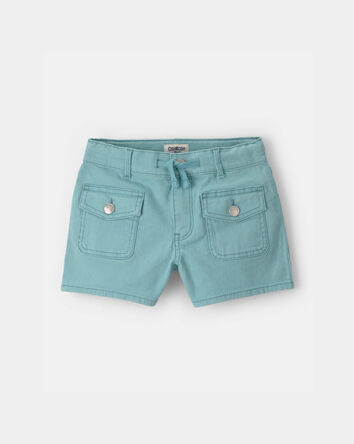 Girls Utility Shorts - Green, 