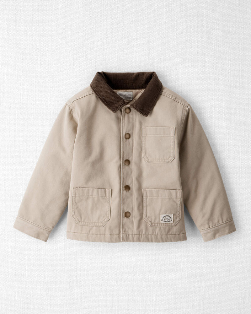 Toddler Organic Cotton Twill Barn Jacket, image 1 of 5 slides