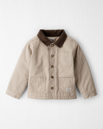 Toddler Organic Cotton Twill Barn Jacket, 