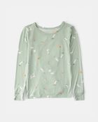 Kid Bunny PurelySoft 2-Piece Pyjama Set - Green, image 3 of 7 slides