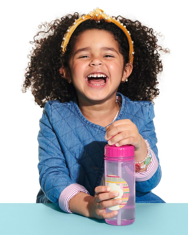 Zoo Straw Bottle - 13 oz - Llama, image 3 of 3 slides