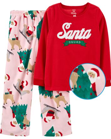 2-Piece Santa Squad Fleece Pyjamas, 