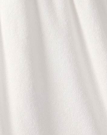 Girls Terry Cover Up - White, 