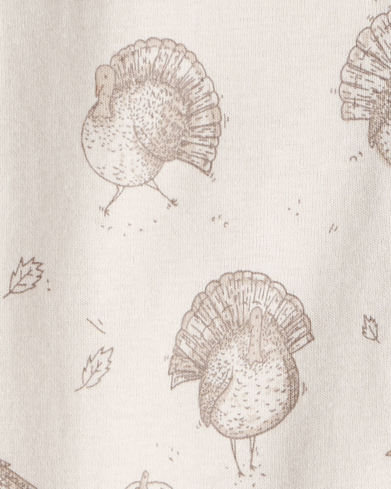 Bébé - Grenouillère en coton biologique à motifs de bosquet d’automne, image 3 sur 5 diapositives