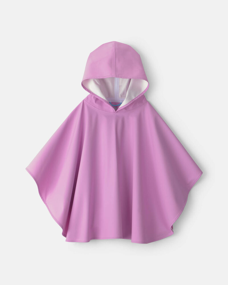 Tout-petit fille - Poncho de pluie Kombi - P&eacute;tales d&rsquo;orchid&eacute;e, image 1 sur 4 diapositives