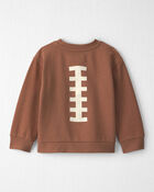 Toddler Organic Cotton 'Game Day' French Terry Sweatshirt, image 2 of 5 slides