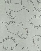 Baby Boy 3-Piece Dinosaur Vest Outfit Set - Grey, image 3 of 4 slides