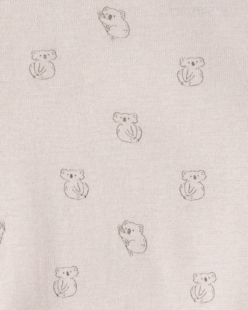 Baby 3-Pack Organic Cotton Bodysuits in Aussie Friends Print, image 3 of 6 slides