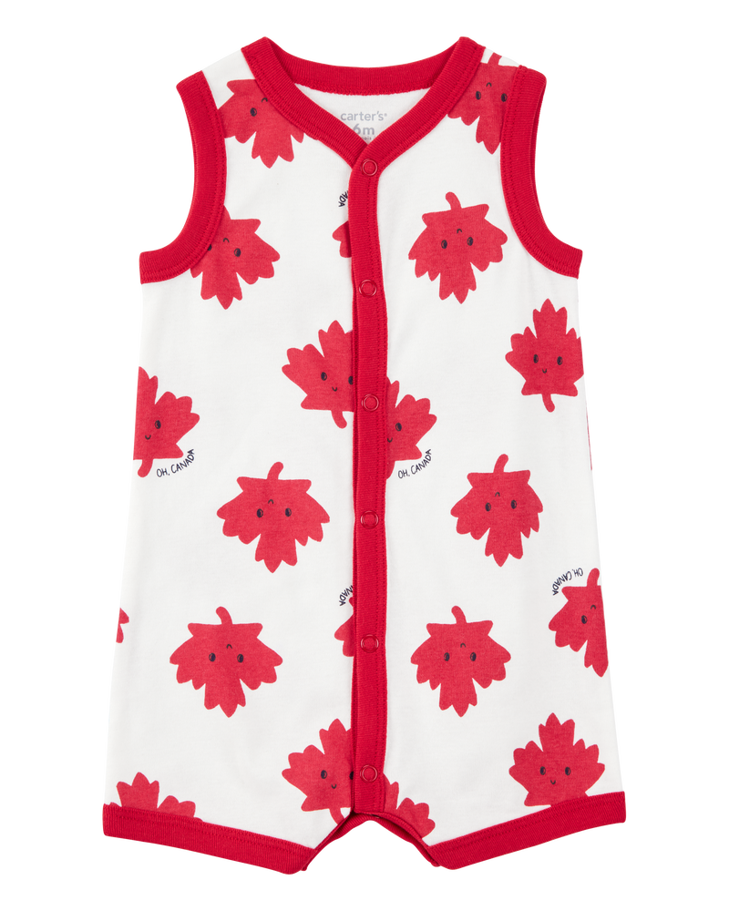 Baby Canada Day Romper, image 1 of 4 slides