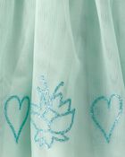 Tout-petit fille - Jupe-short en tulle scintillant Disney&copy; Tiana - Vert, image 4 sur 5 diapositives