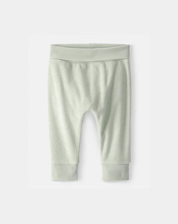 Baby Terry Pants - Green, 