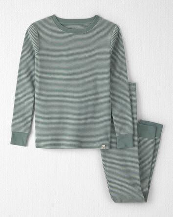 Jeune - Pyjamas 2 pi&egrave;ces en coton biologique c&ocirc;tel&eacute;, 