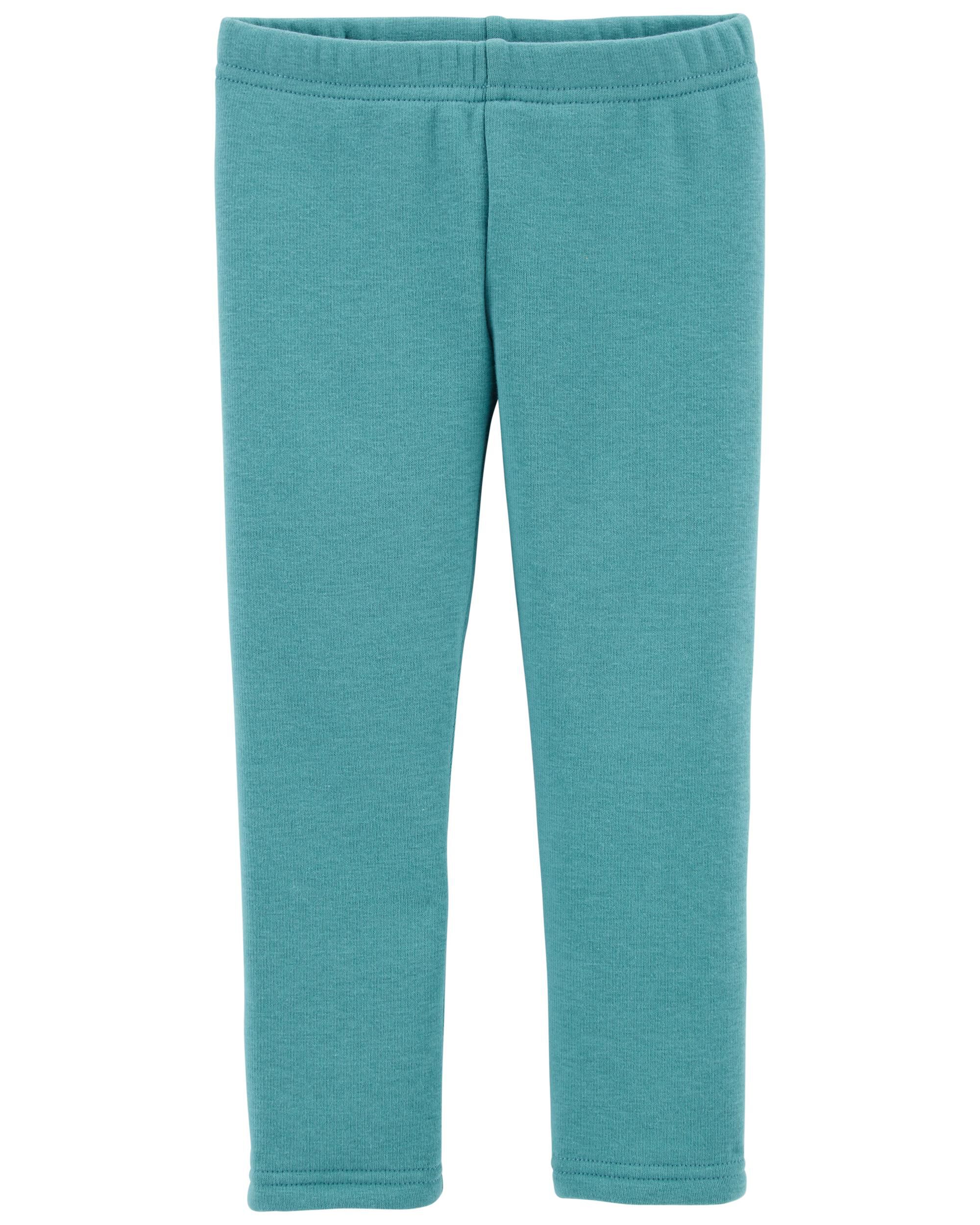 Turquoise Cozy Fleece Lined Leggings carters
