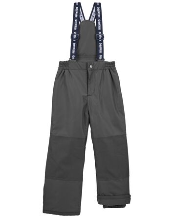 Kid Heavyweight Snow Pants With Removable Bib, 