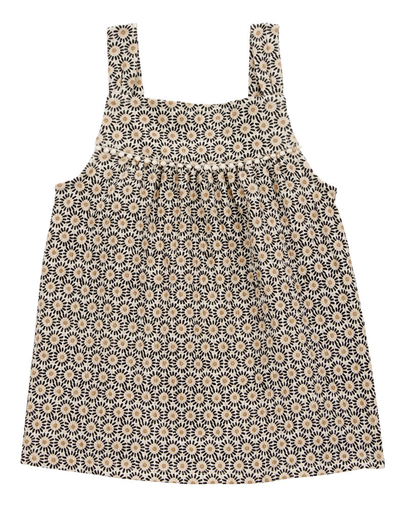 Toddler Floral Crinkle Jersey Tank, image 1 of 4 slides
