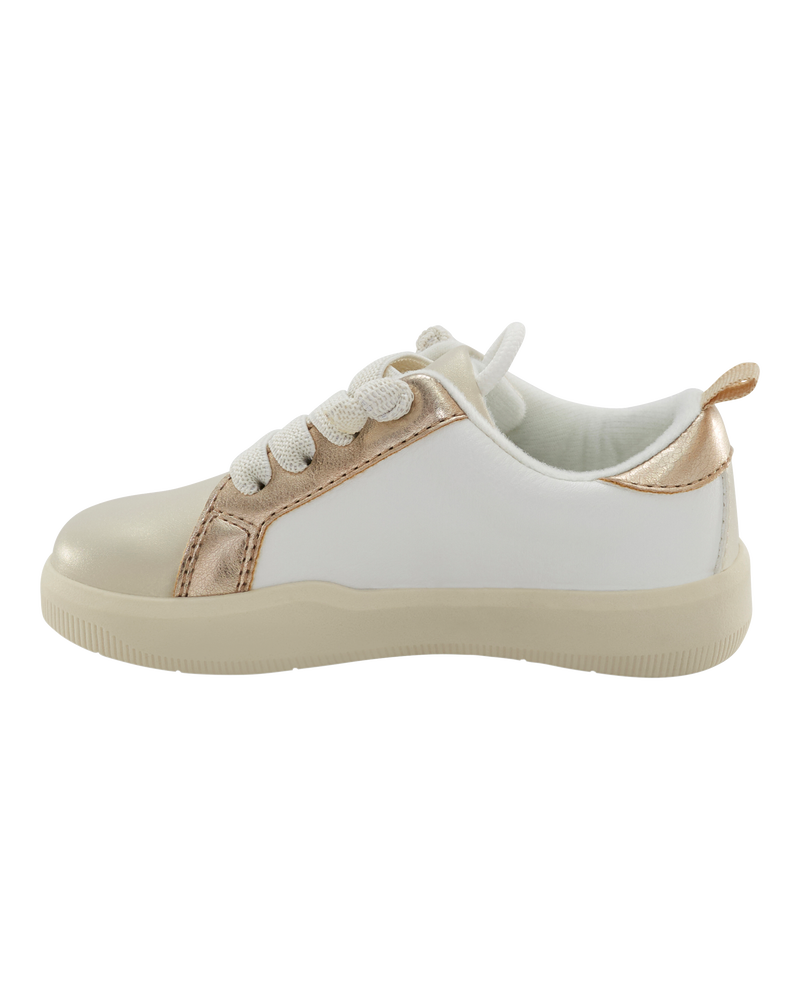 Tout-petit Espadrilles à étoiles à effet métallique - Doré, image 6 sur 7 diapositives