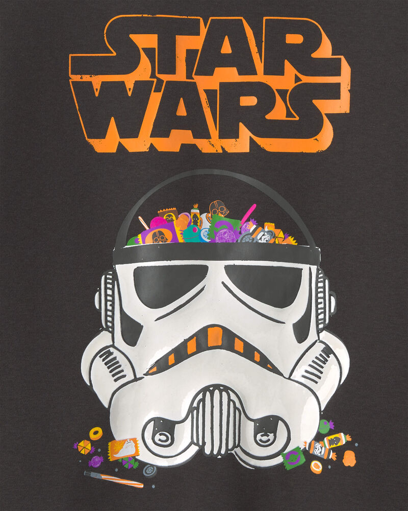 Boys Star Wars Halloween Pullover Sweatshirt - Grey, image 2 of 2 slides