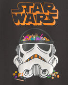 Boys Star Wars Halloween Pullover Sweatshirt - Grey, image 2 of 2 slides