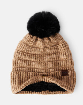Filles - Tuque en tricot KOMBI Caprice à pompon, 