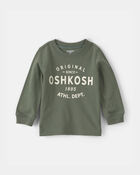Baby Boy Oshkosh Logo Long-Sleeve Tee - Green, image 1 of 3 slides