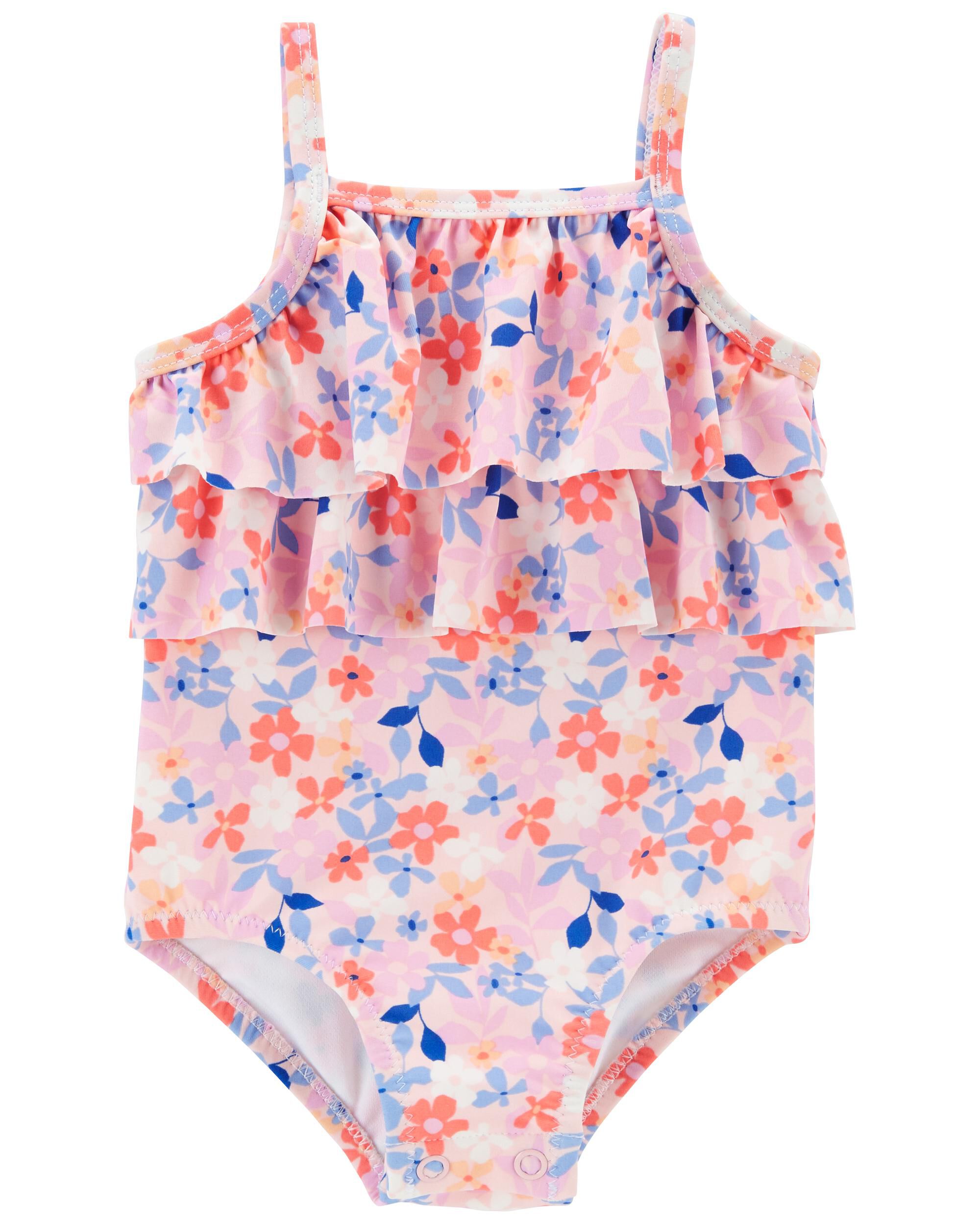 Multi Floral 1 Piece Swimsuit Carter s Canada