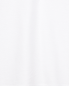 Kid Pique Uniform Polo Shirt - White, image 2 of 3 slides