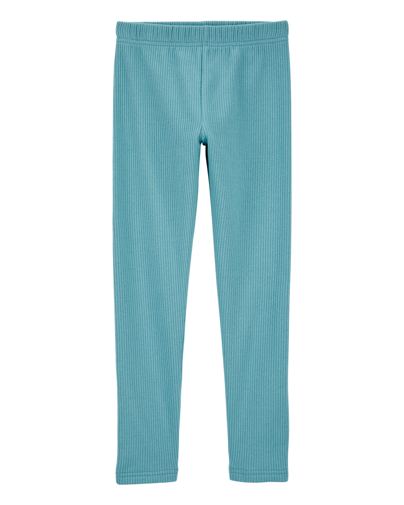 Kid Cozy Ribbed Leggings, image 1 of 4 slides