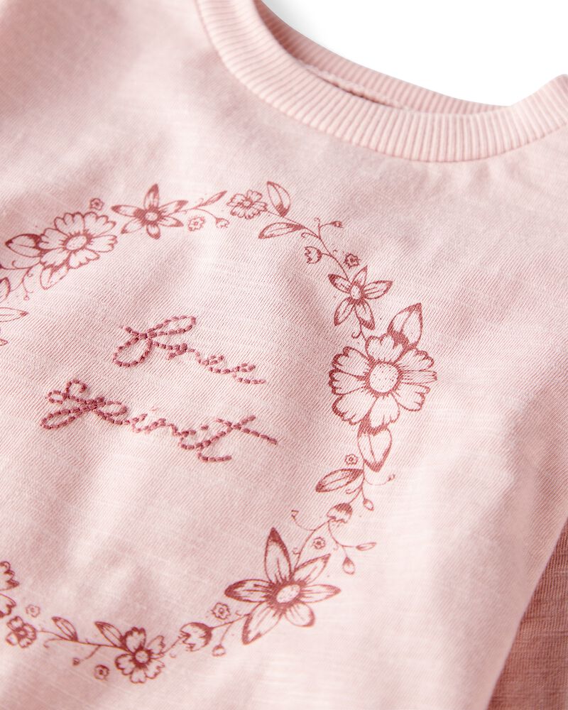 Baby Organic Cotton Free Spirit Long-Sleeve Jersey Tee, image 2 of 5 slides