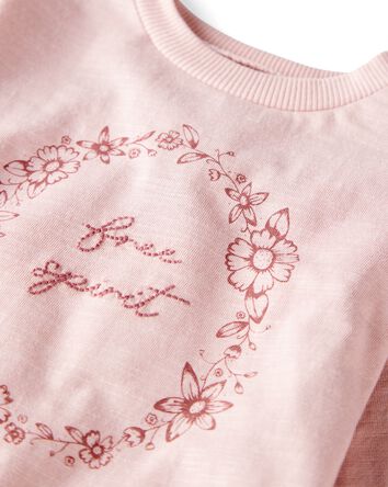 Baby Organic Cotton Free Spirit Long-Sleeve Jersey Tee, 
