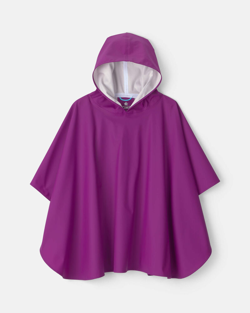 Girls Kombi Rain Poncho - Purple, image 1 of 4 slides