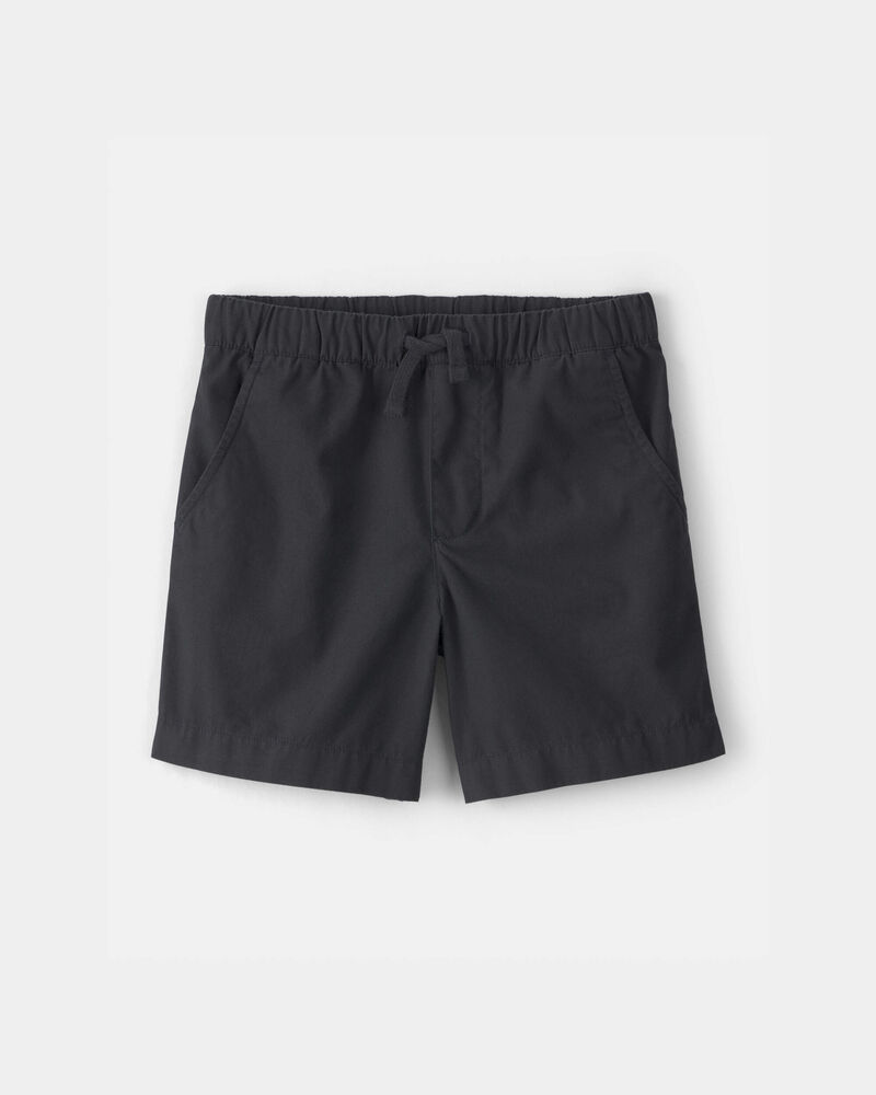Boys Canvas Shorts - Black, image 1 of 4 slides