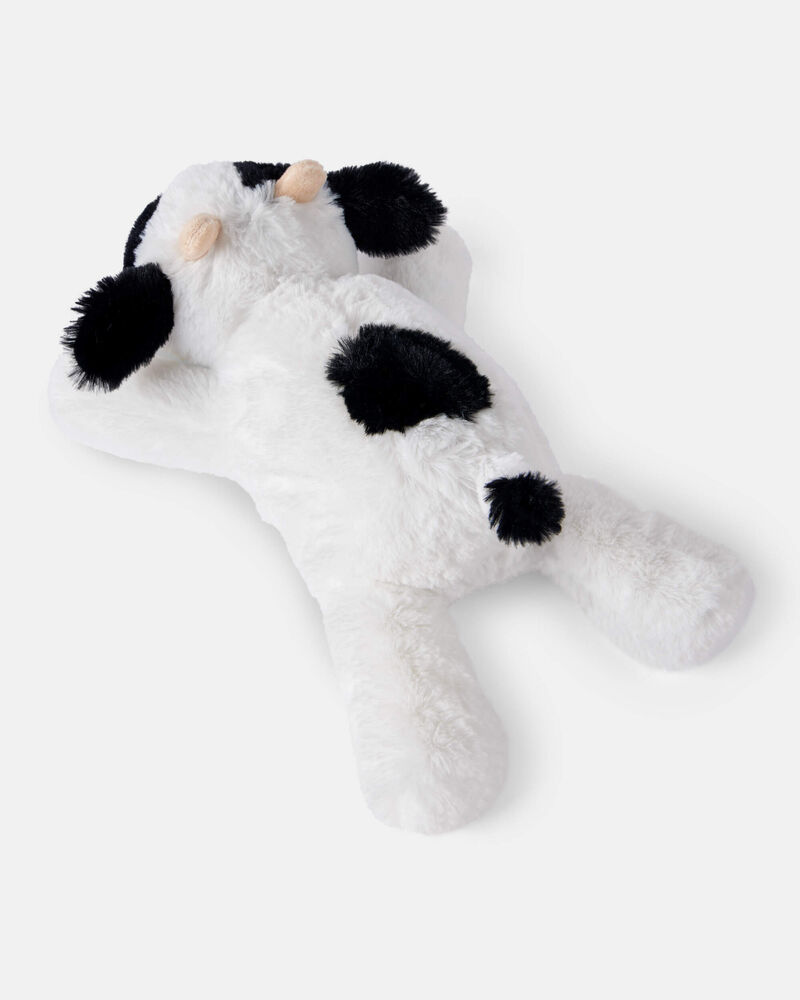 Jouet en peluche en forme de vache - Noir/blanc, image 2 sur 2 diapositives