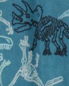 Kid 1-Piece Dinosaur Fleece Footie Pyjamas, image 2 of 3 slides