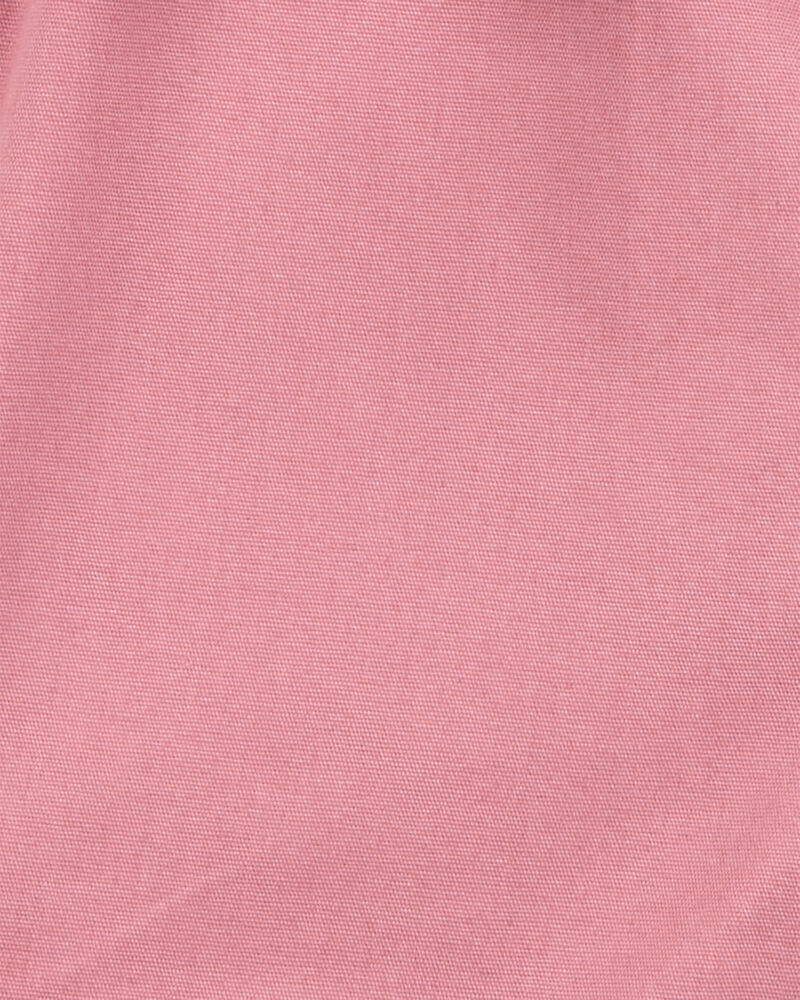 Bébé fille - Barboteuse sans manches en toile - Rose, image 2 sur 3 diapositives