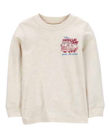 Toddler Firefighter Rescue Graphic Tee, 