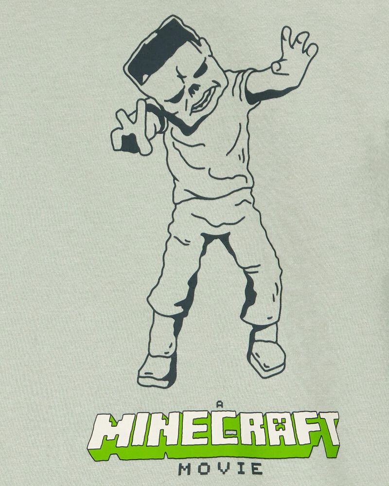 Kid Minecraft Graphic Short-Sleeve Tee - Green, image 3 of 4 slides