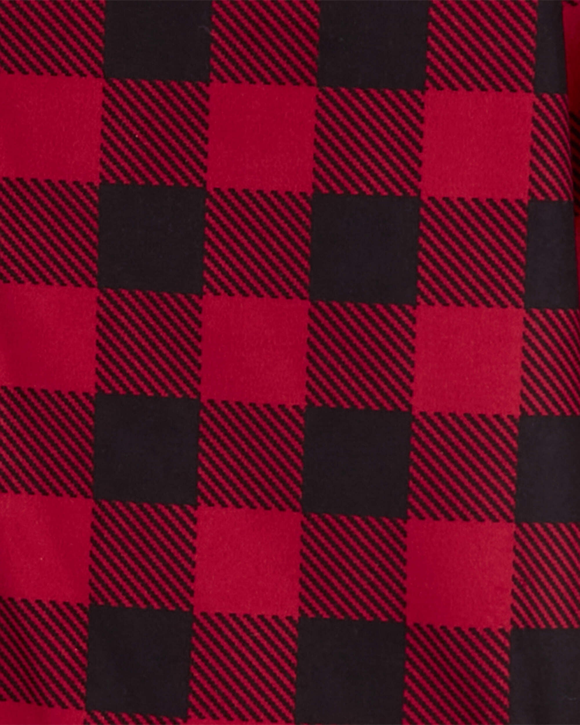 Toddler Boys Adult 2 Piece Buffalo Check Fleece Coat Style Pyjamas M Carter s
