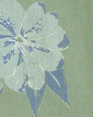 Enfant Chemise boutonnée à manches courtes à motif fleuri, 