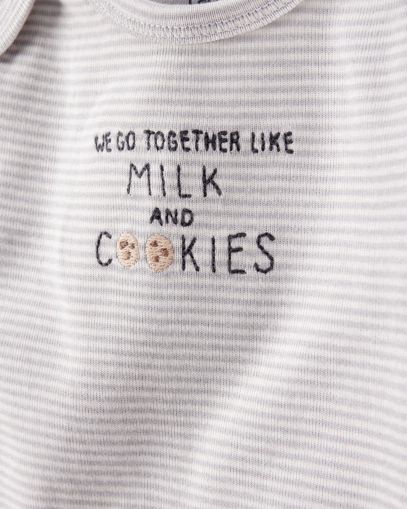 B&eacute;b&eacute; - Ensemble 3 pi&egrave;ces &agrave; petits personnages Milk & Cookies, image 3 sur 5 diapositives