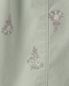 Baby Girl Floral Barrel Pants - Green, image 3 of 4 slides