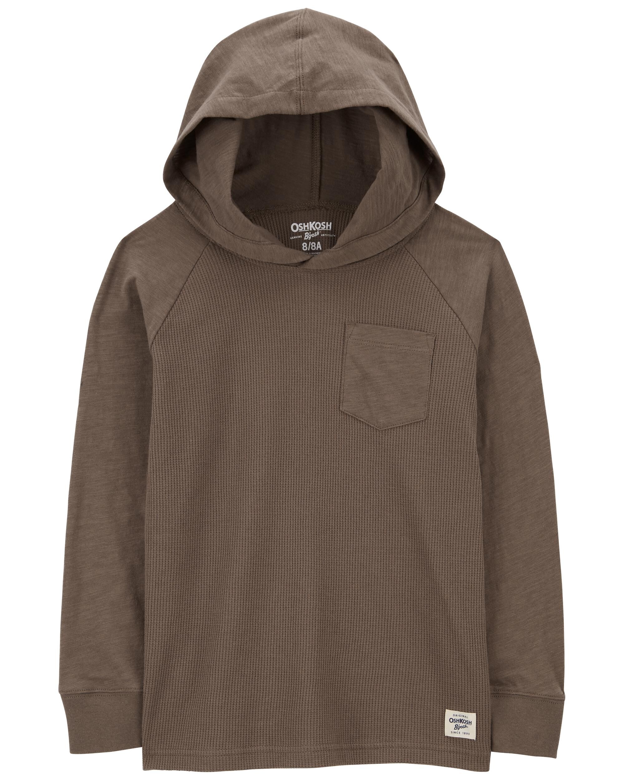 Boys khaki hoodie online