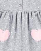 Baby Heart Jersey Dress, image 4 of 5 slides